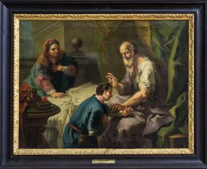 Isaac Blessing Jacob by Bartolomeo Altomonte